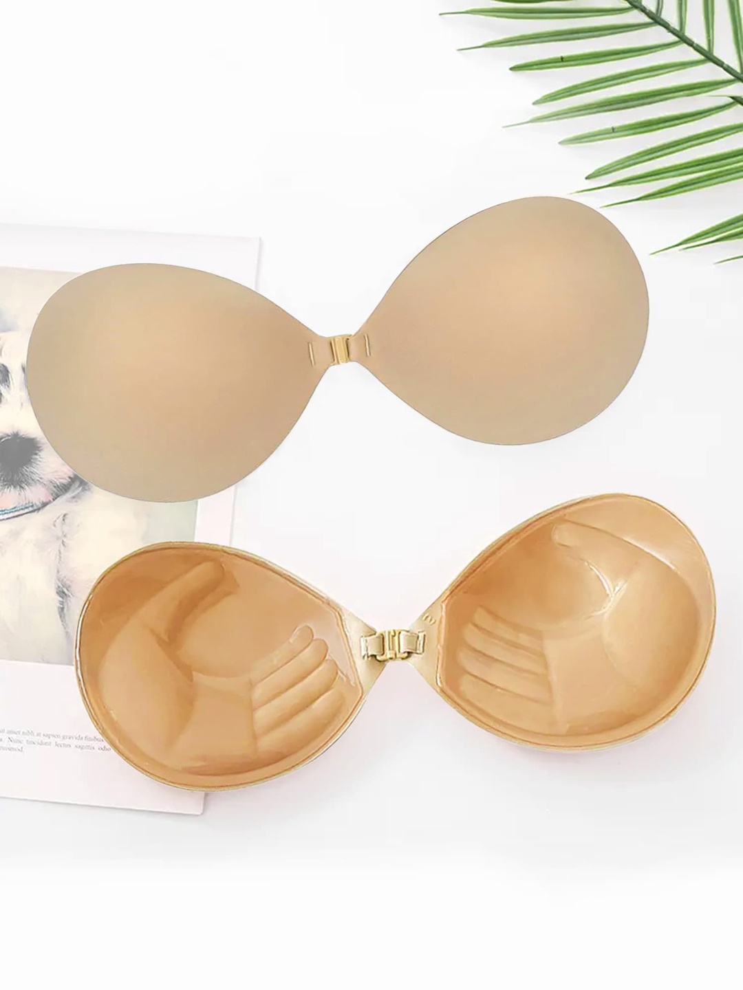 

Bellofox Breast lift strapless pushup Bra, Nude