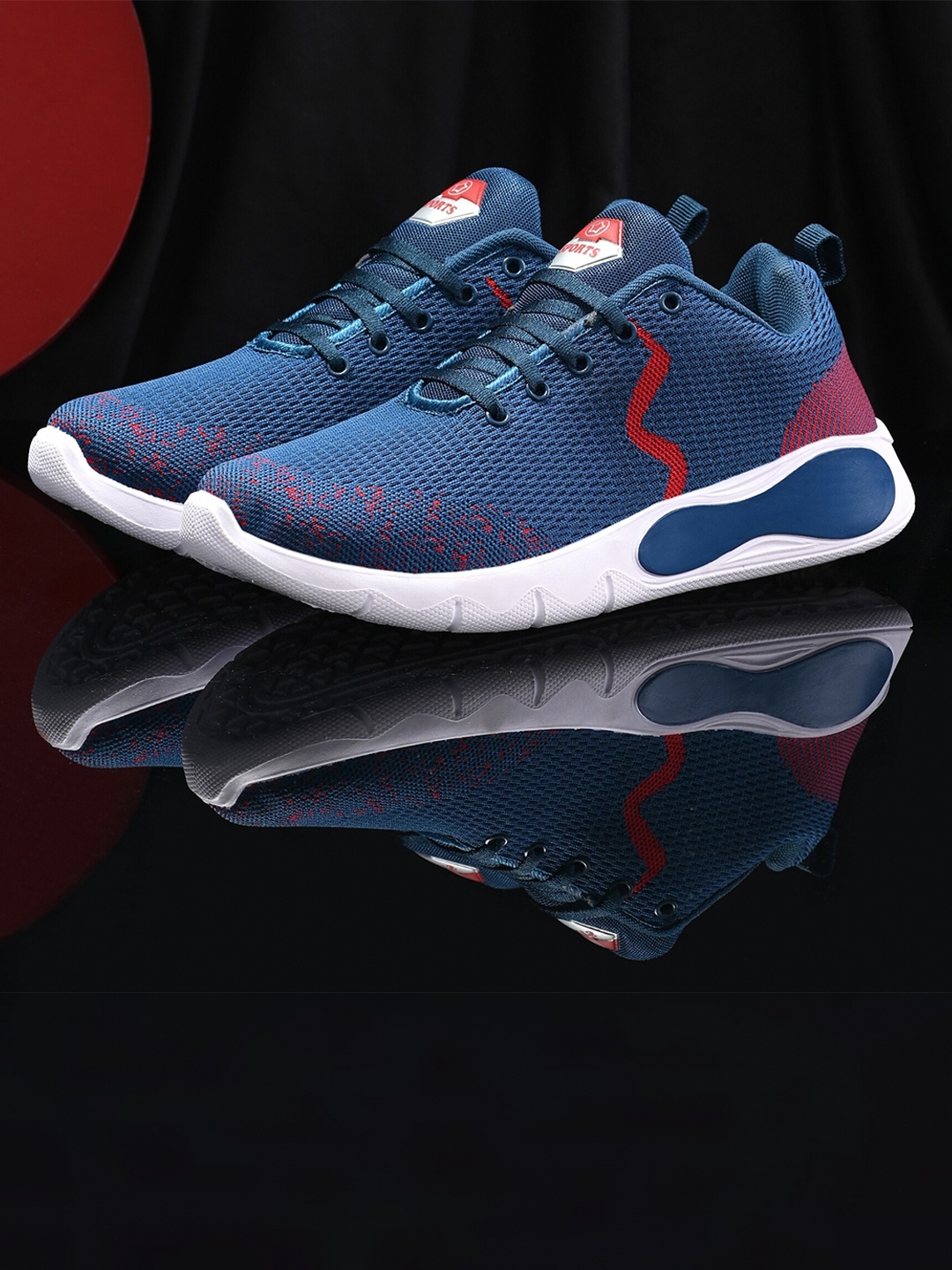 

BIRDE Men Non-Marking Mesh Walking Sports Shoes, Blue