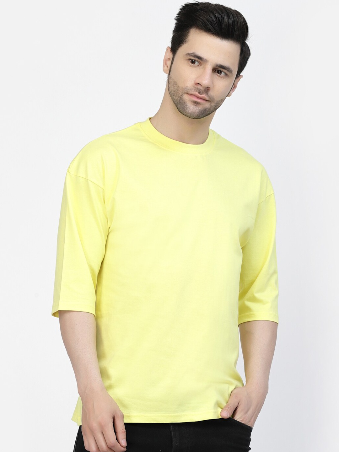 

Gavin Paris Pure Cotton Oversized T-Shirt, Yellow