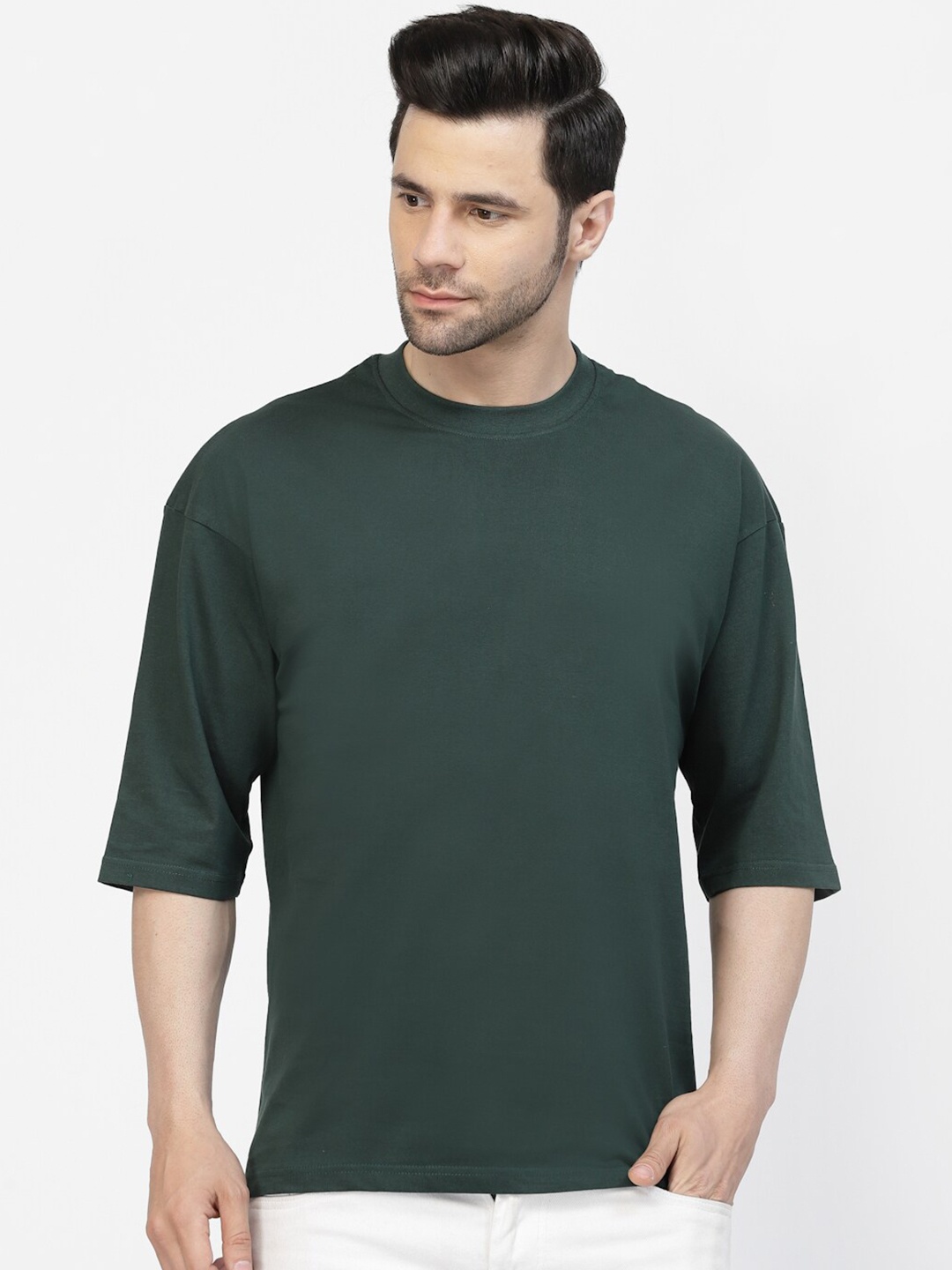 

Gavin Paris Pure Cotton Oversized T-Shirt, Green