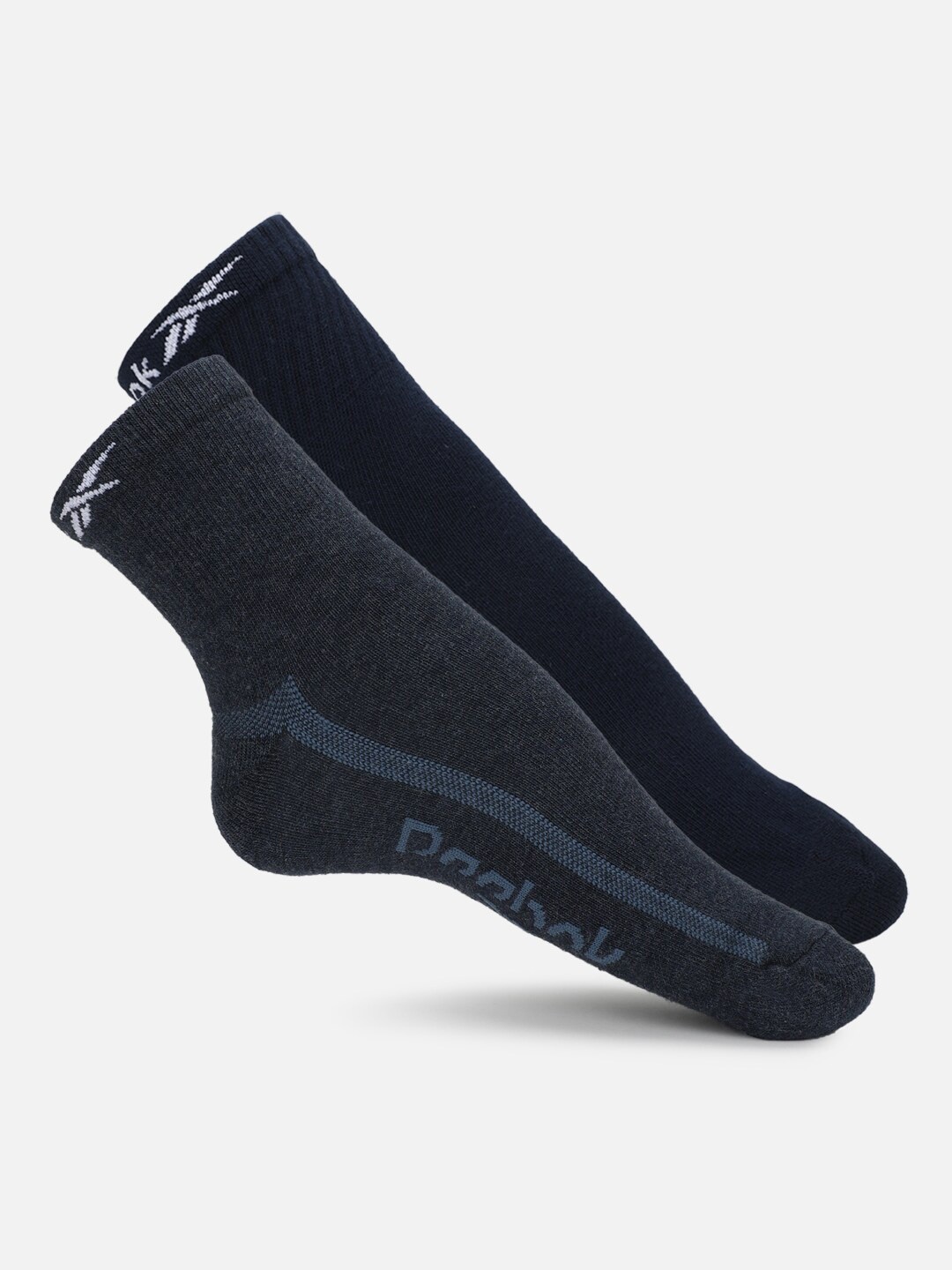 

Reebok Men Patterned Cotton Ankle Length Socks, Navy blue