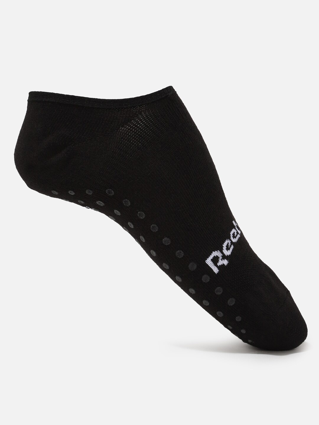 

Reebok Men Patterned Pure Cotton Ankle Length Socks, Black