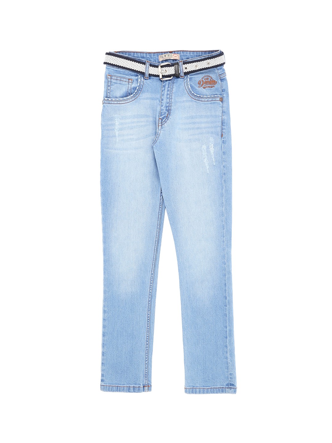 

Palm Tree Boys Low Distress Heavy Fade Jeans, Blue