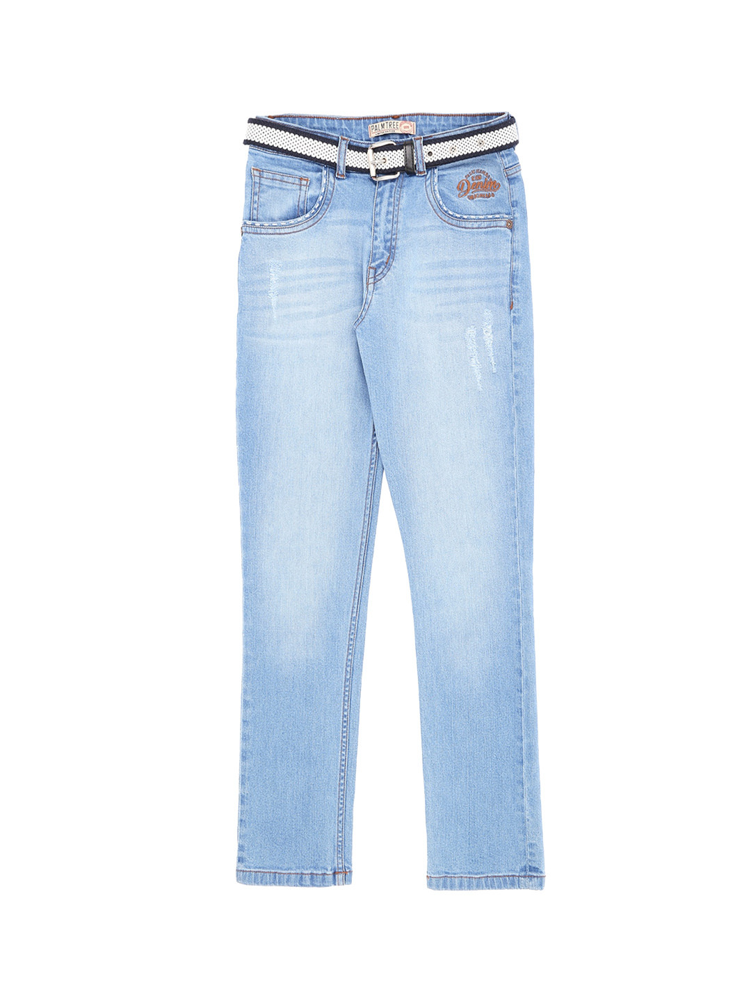 

Palm Tree Boys Low Distress Heavy Fade Jeans, Blue