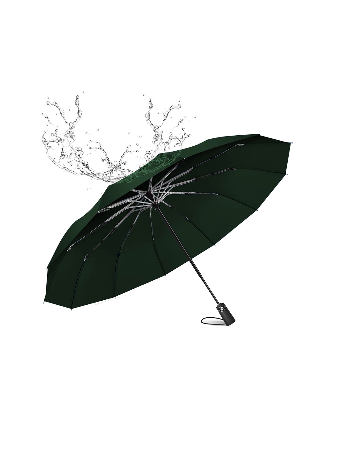 

Sasimo Waterproof 3-Fold Umbrella, Green