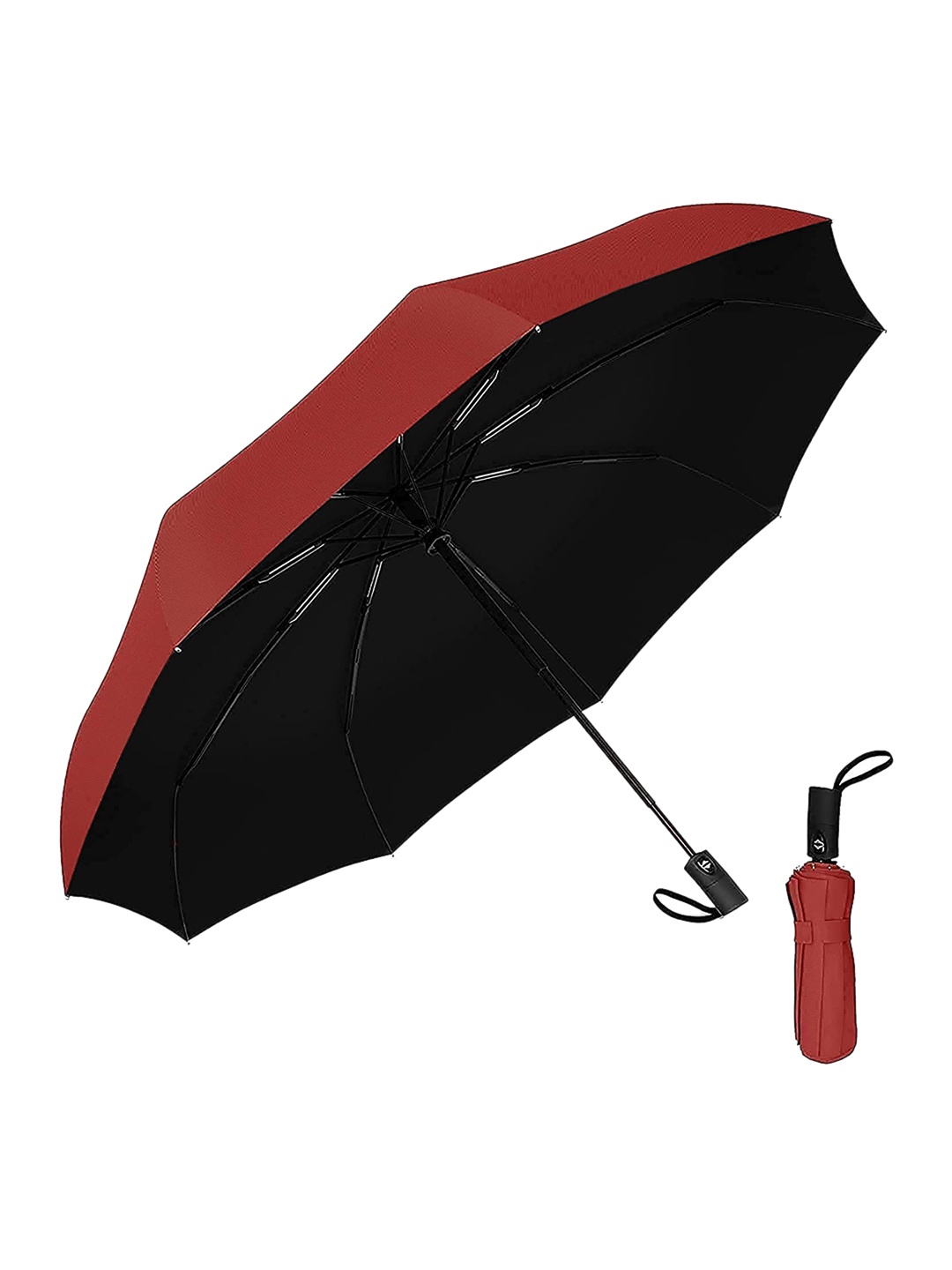 

Sasimo Waterproof 3-Fold Umbrella, Maroon