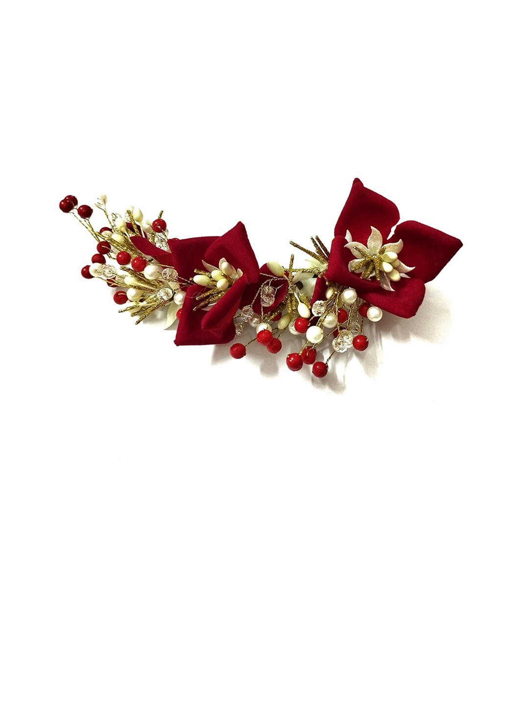 

Hair Flare Embellished Tiara, Red