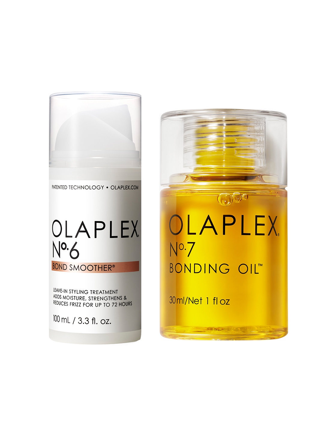 

OLAPLEX Set of No. 6 Bond Smoother 100ml & No. 7 Bonding Oil 30ml, White