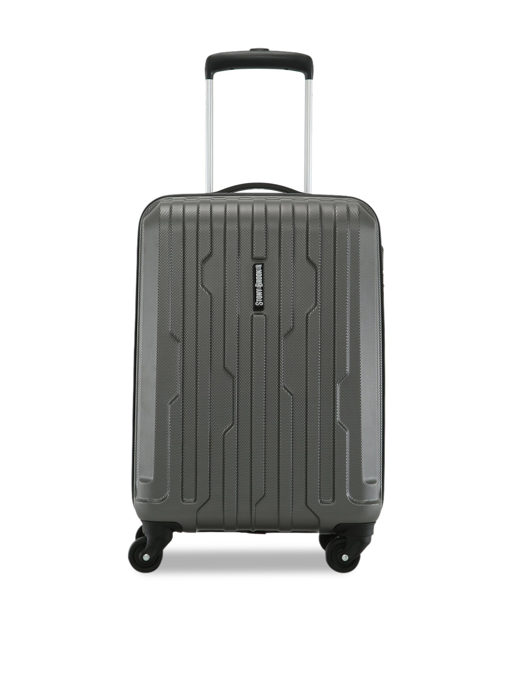 

Stony Brook by Nasher Miles Textured Hard Sided Cabin Trolley Bag, Grey