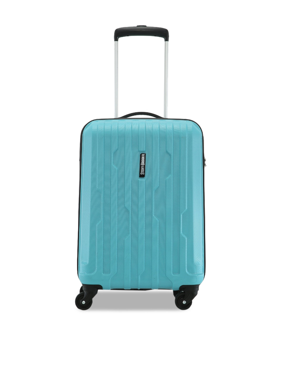 

Stony Brook by Nasher Miles Strom Textured Hard Small Trolley Bag - 55 cm, Turquoise blue