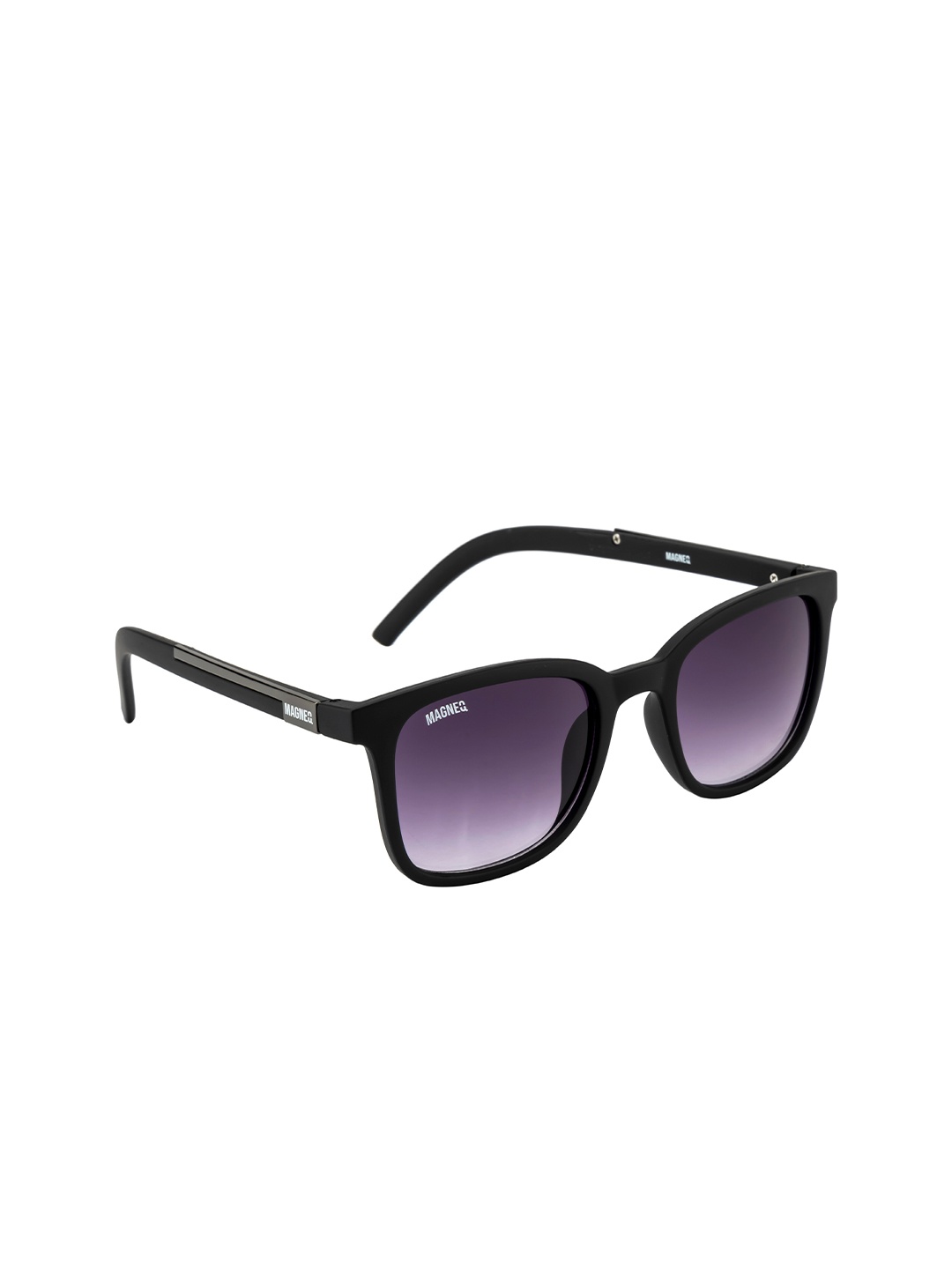 

MAGNEQ Lens & Wayfarer Sunglasses With Polarised & UV Protected Lens MG 7368/S P3 5218, Purple