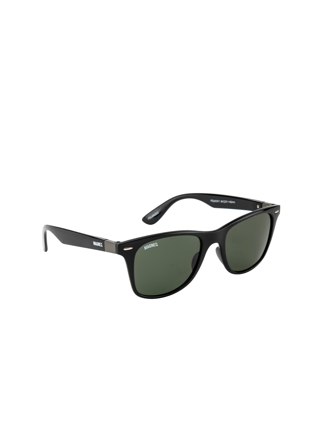 

MAGNEQ Lens & Wayfarer Sunglasses With Polarised & UV Protected Lens MG 91511/S C3 5421, Green