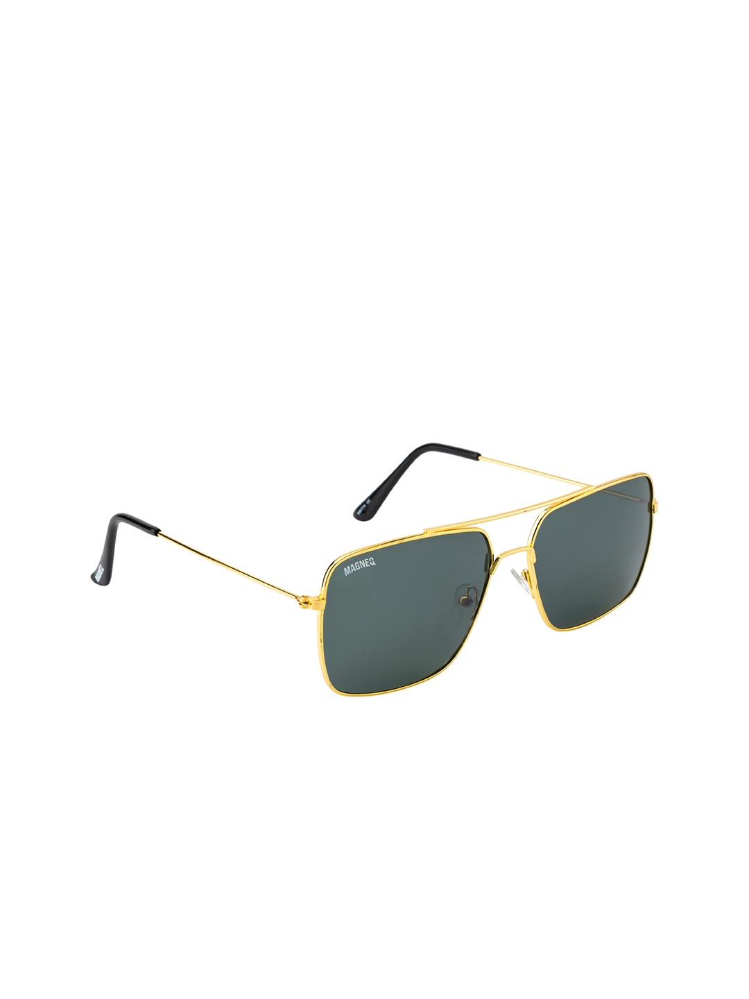 

MAGNEQ Lens & Square Sunglasses With Polarised & UV Protected Lens MG 8774/S C2 5418, Green