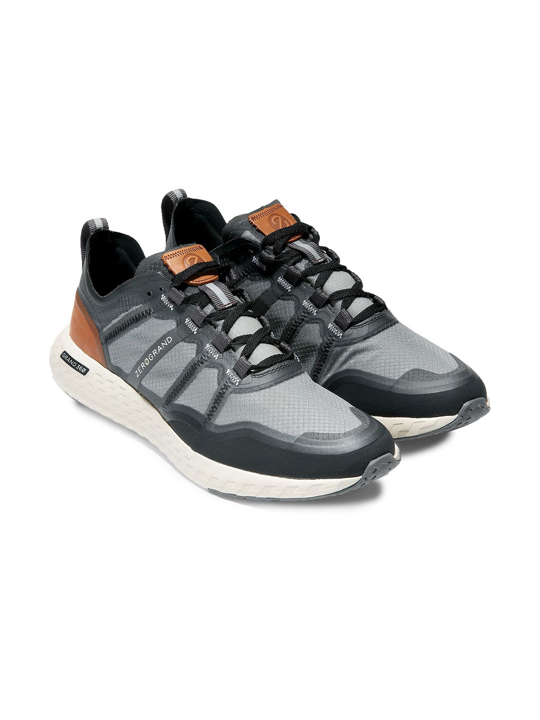 

Cole Haan Men Zerogrand Outpace Leather Running Sports Shoes, Black