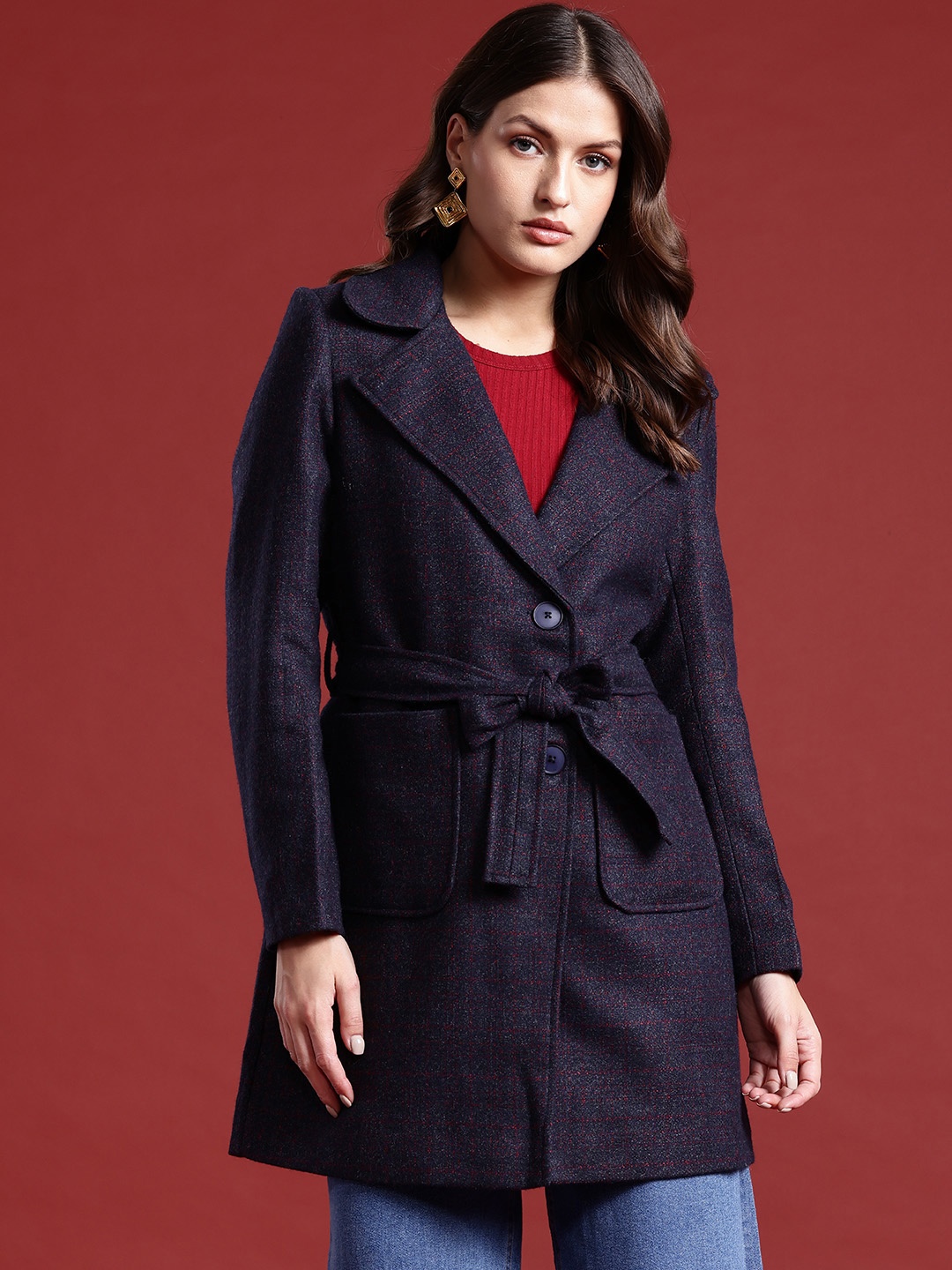 

all about you Women Solid Overcoat, Black