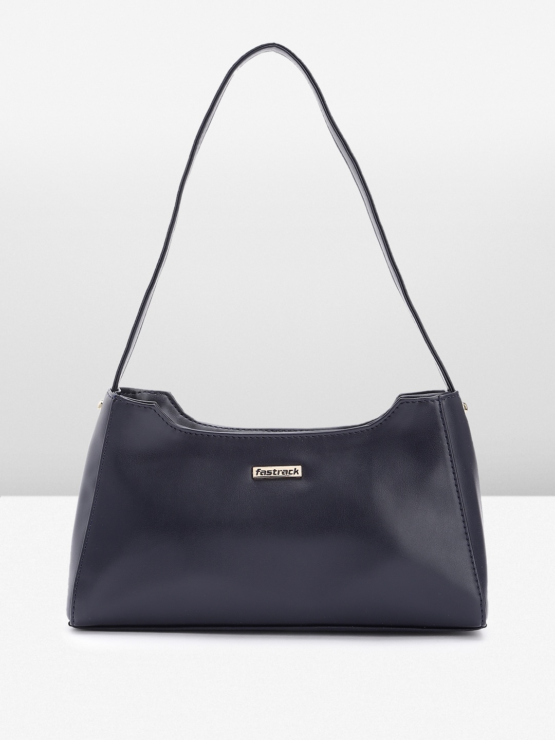 

Fastrack Structured Shoulder Bag, Navy blue