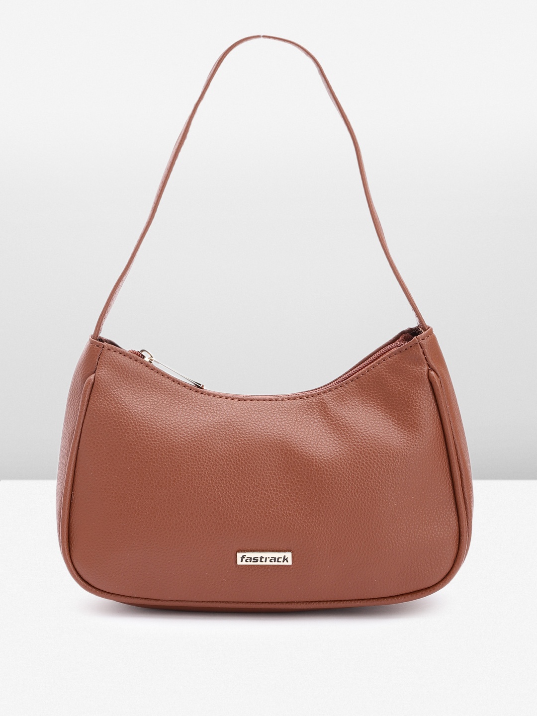 

Fastrack Textured Baguette Bag, Brown
