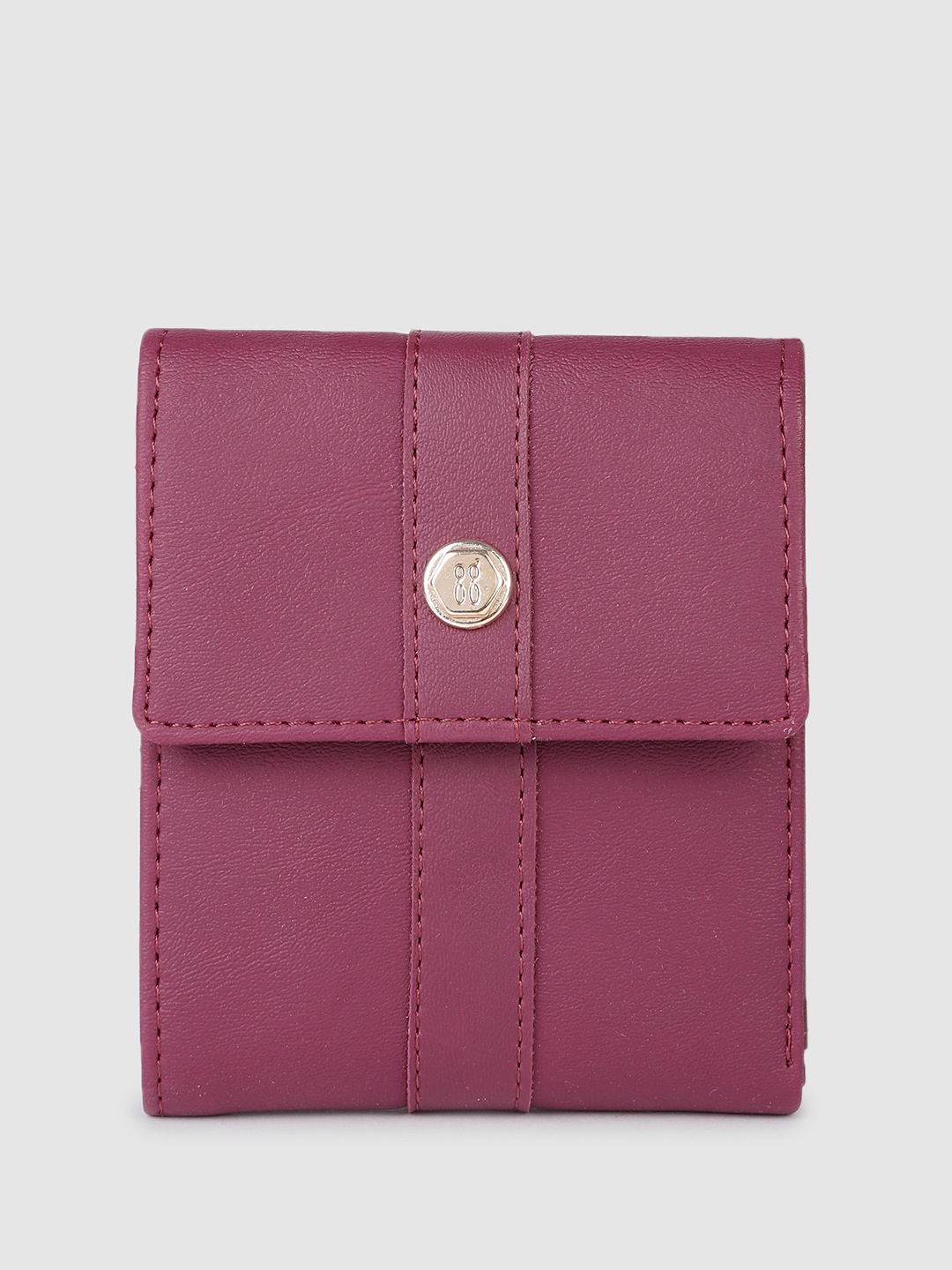 

Baggit Women Two Fold Wallet, Purple