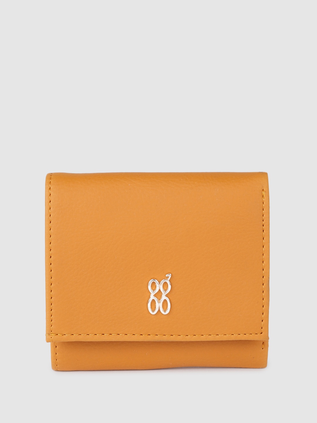 

Baggit Women Three Fold Wallet, Mustard