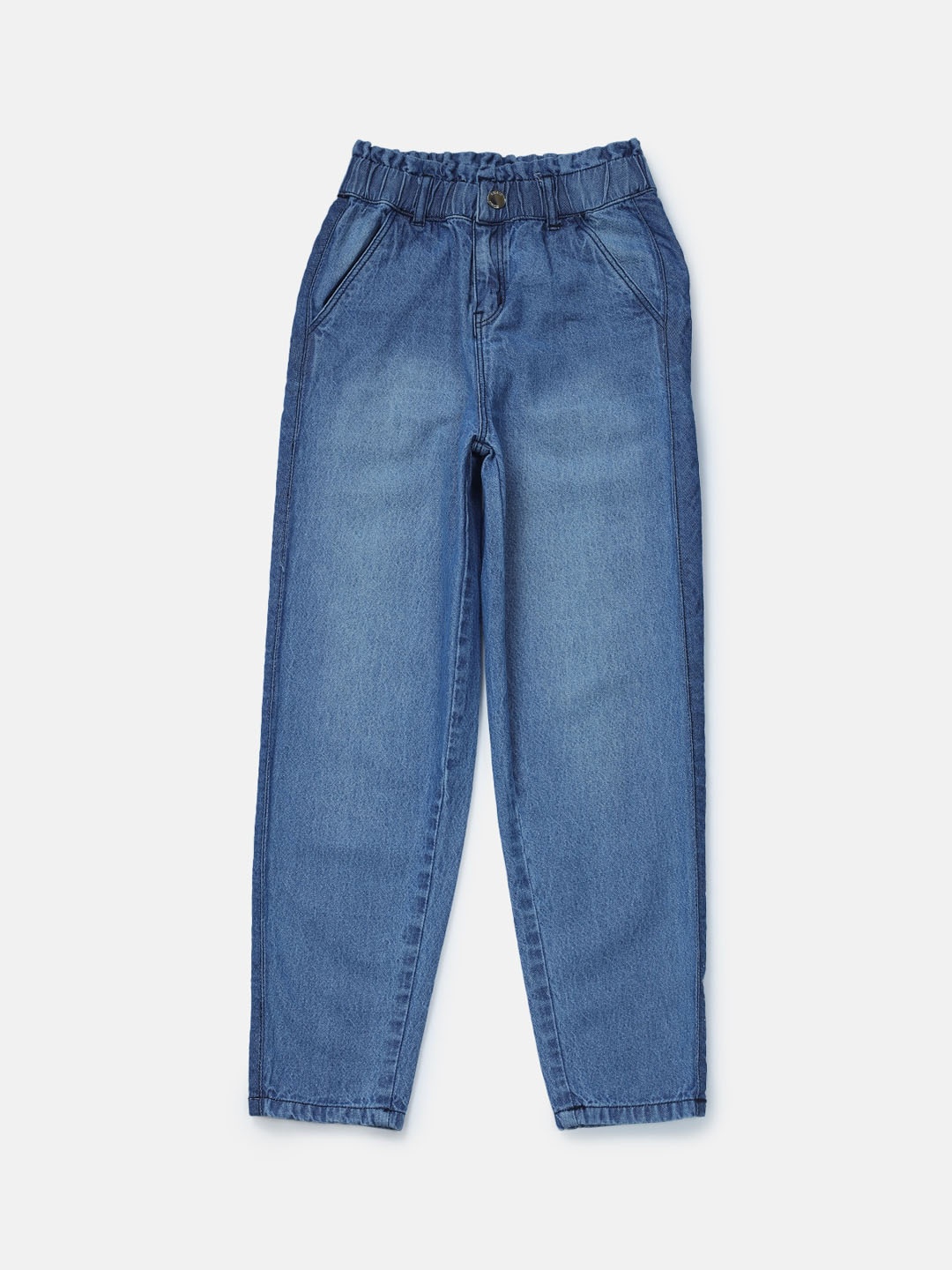 

Gini and Jony Girls Mid-Rise Light Fade Jeans, Blue