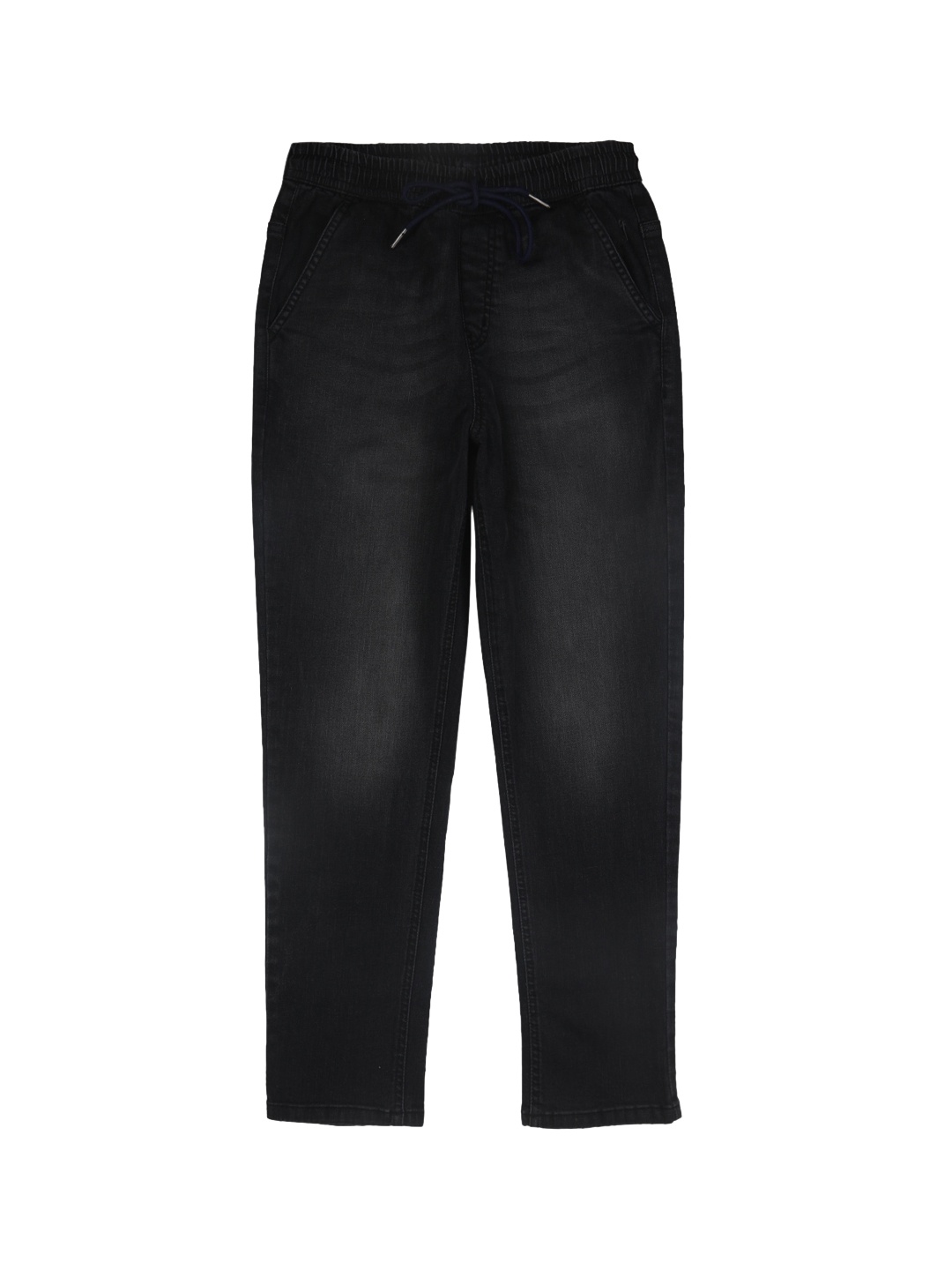

Gini and Jony Boys Mid-Rise Light Fade Denim Jeans, Black
