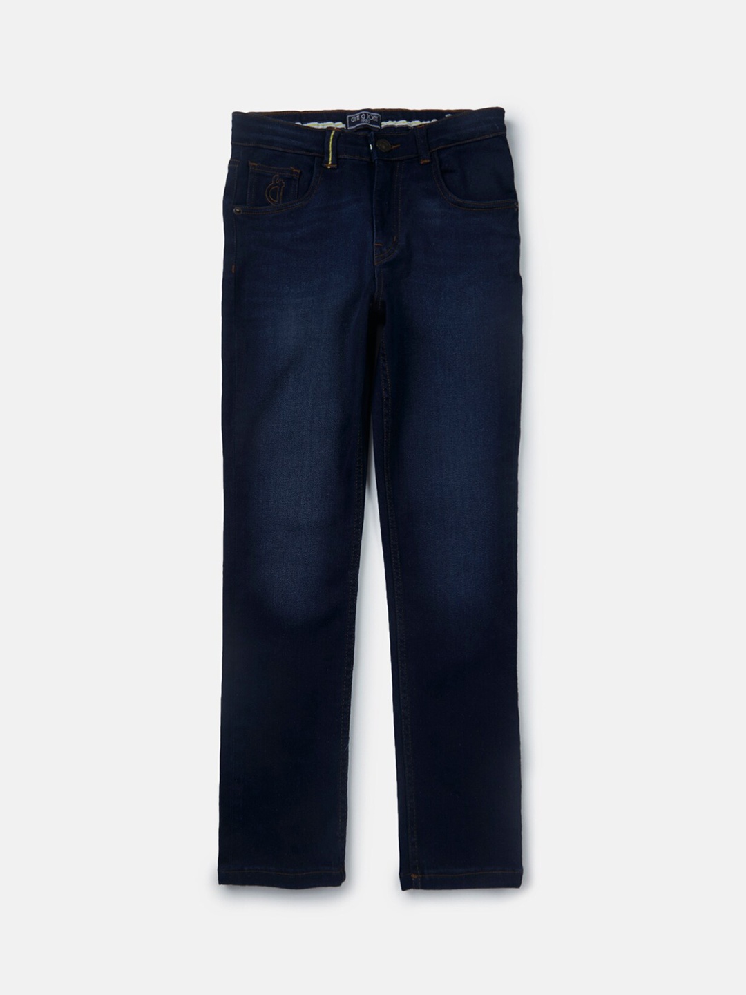 

Gini and Jony Boys Mid Rise Light Fade Jeans, Navy blue