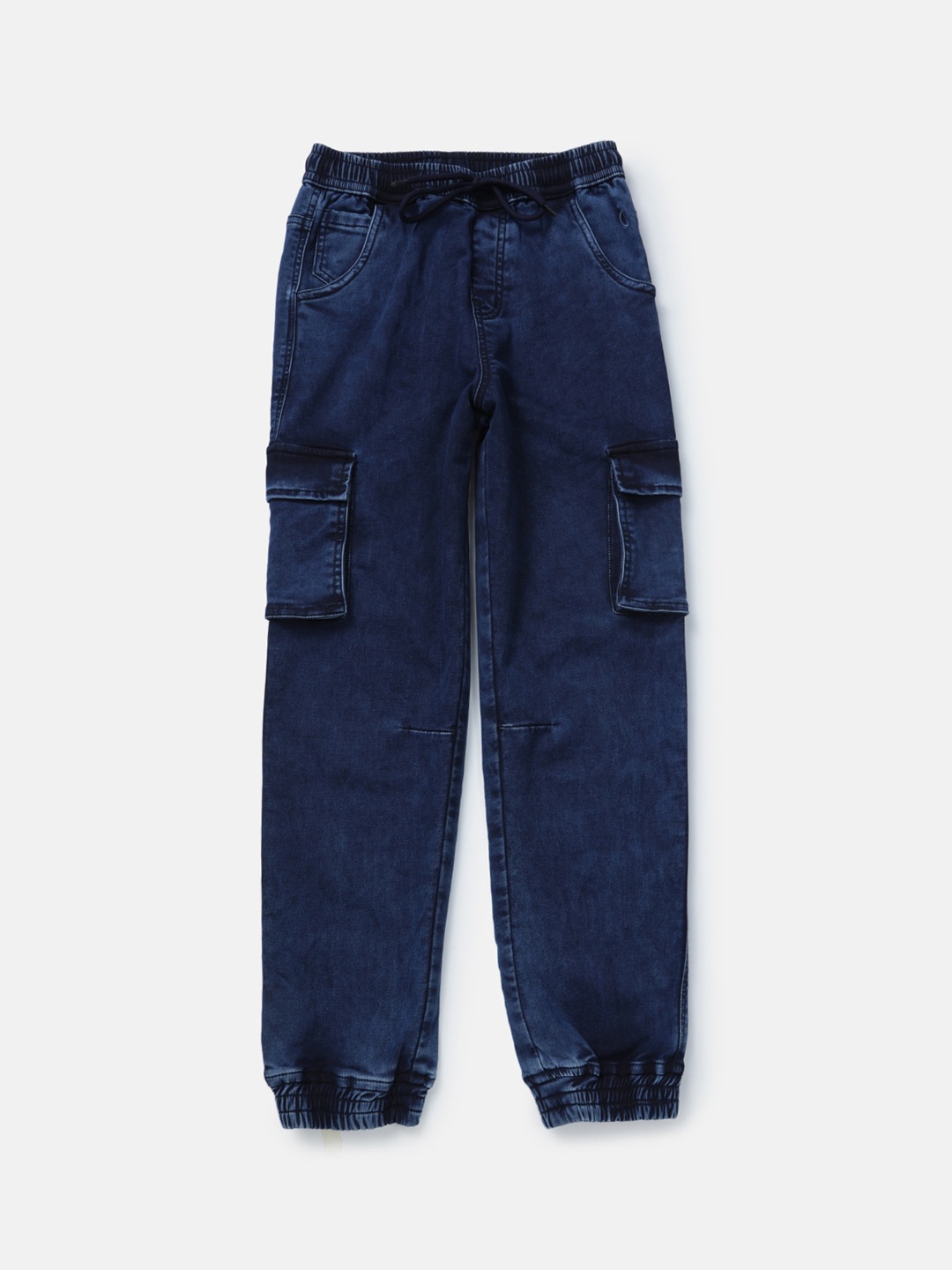 

Gini and Jony Boys Mildly Distressed Mid Rise Jeans, Navy blue