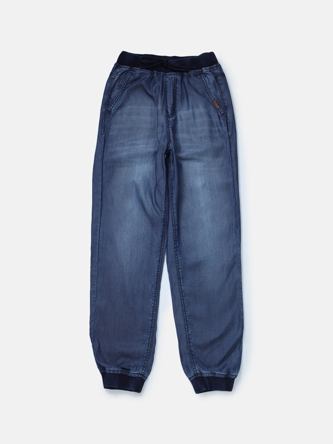 

Gini and Jony Boys Mid-Rise Jogger Fit Heavy Fade Jeans, Blue