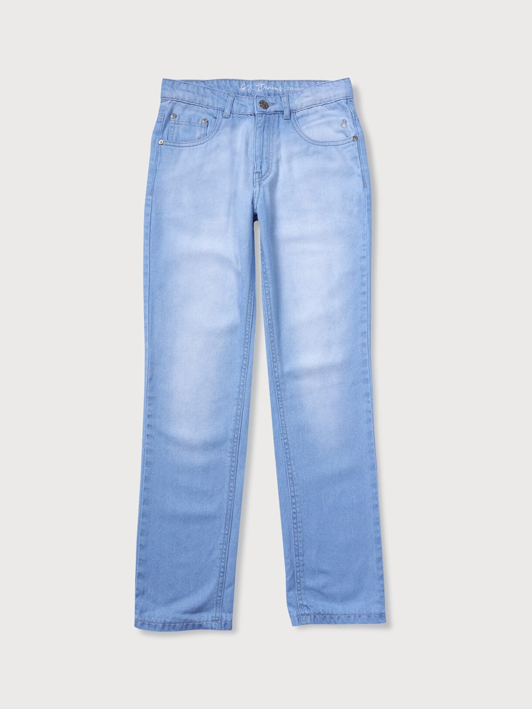 

Gini and Jony Boys Clean Look Distressed Heavy Fade Jeans, Blue