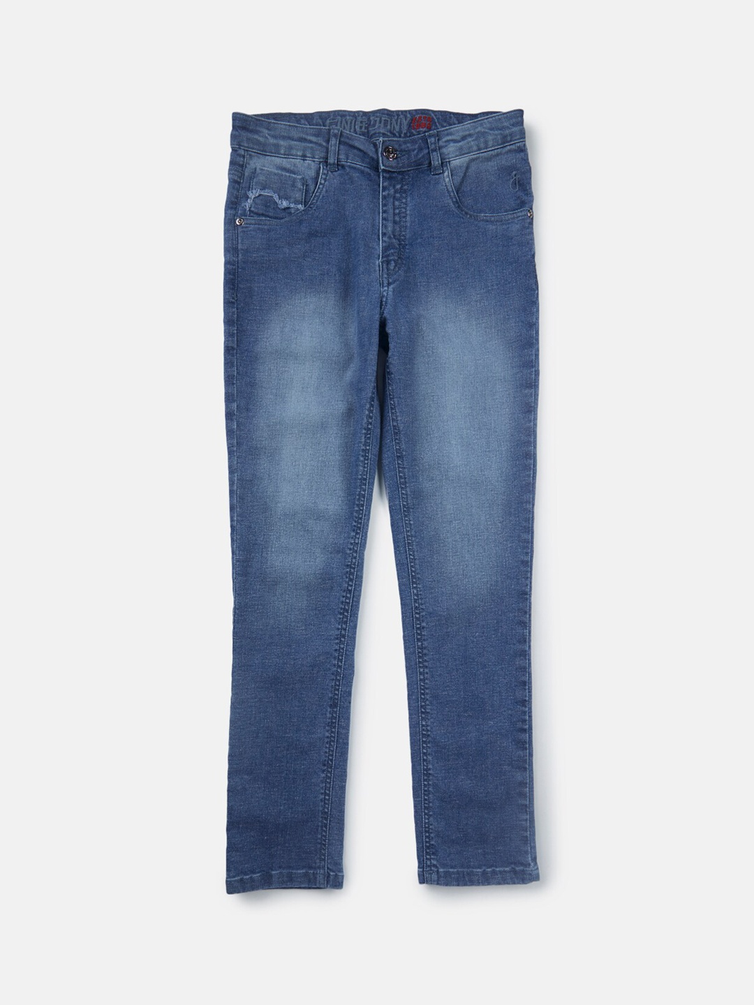 

Gini and Jony Boys Mid Rise Heavy Fade Jeans, Blue