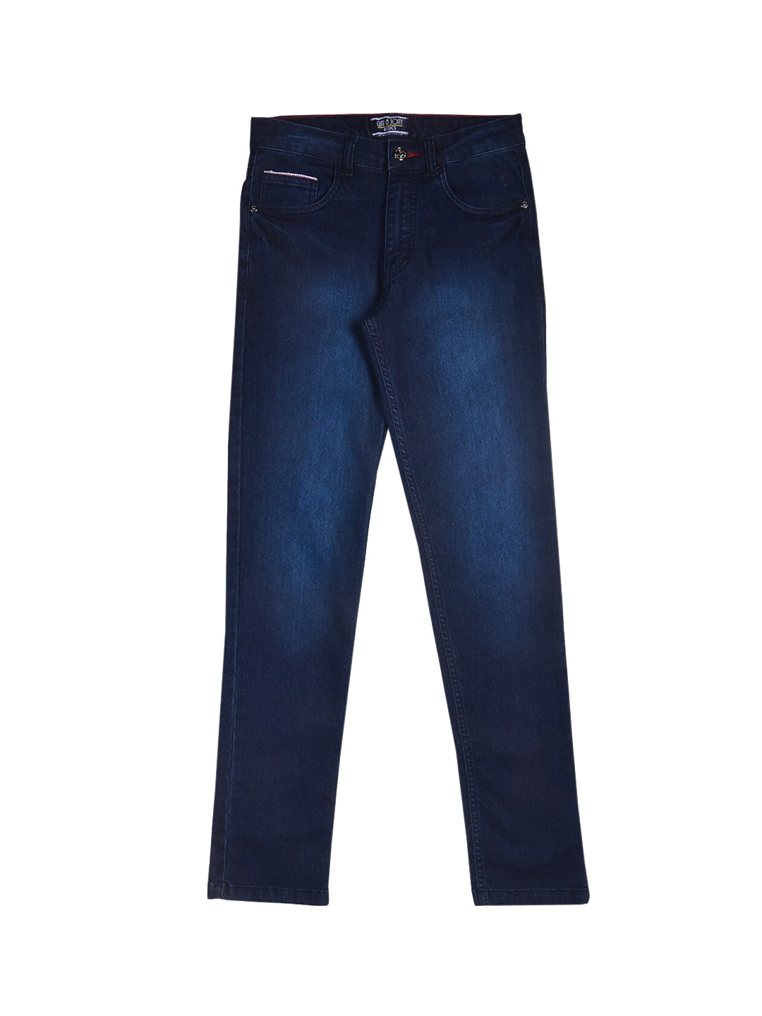 

Gini and Jony Boys Mid-Rise Light Fade Jeans, Navy blue
