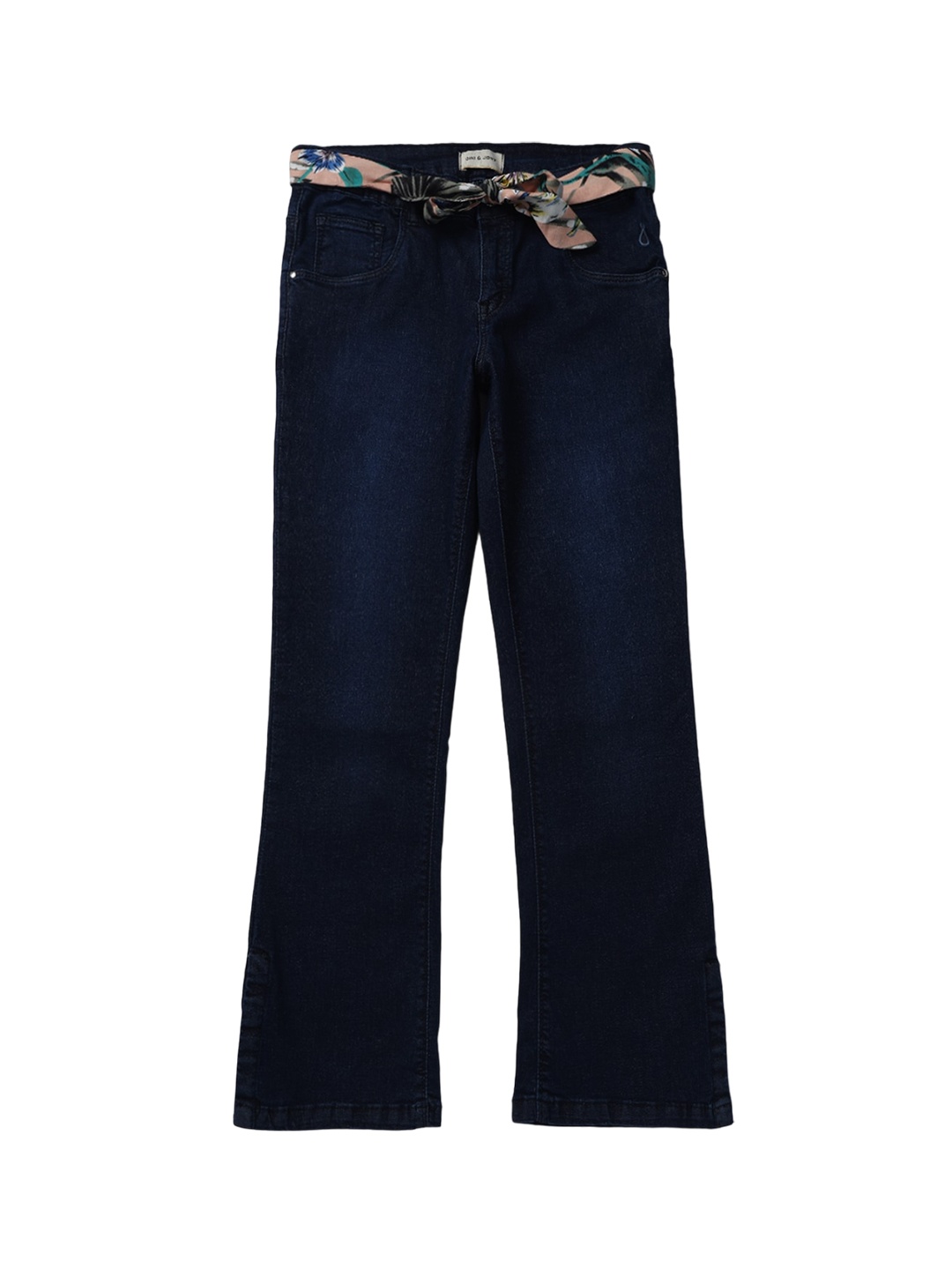 

Gini and Jony Girls Mid-Rise Denim Jeans, Navy blue
