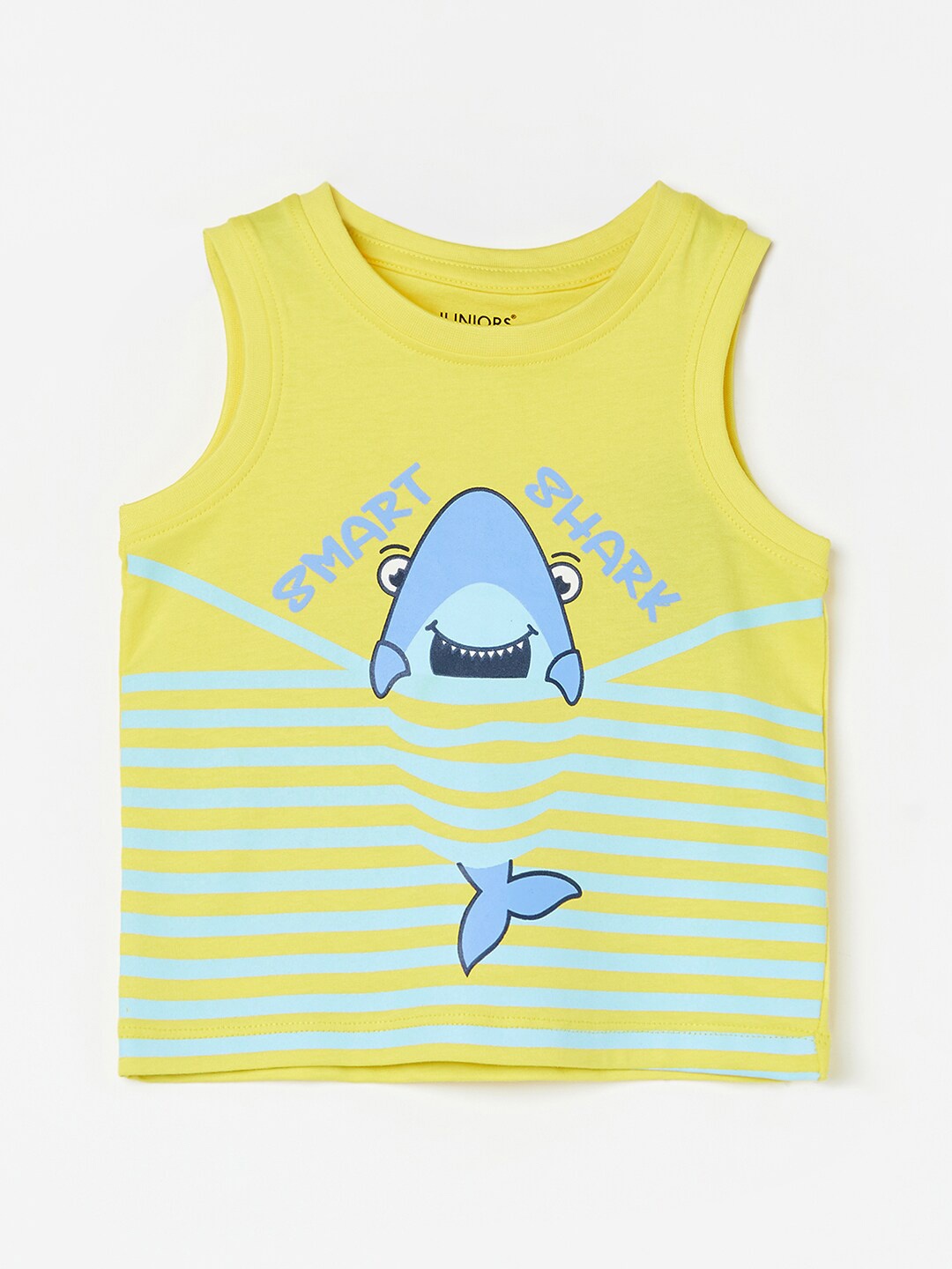 

Juniors by Lifestyle Boys Graphic Printed Pure Cotton T-shirt, Yellow
