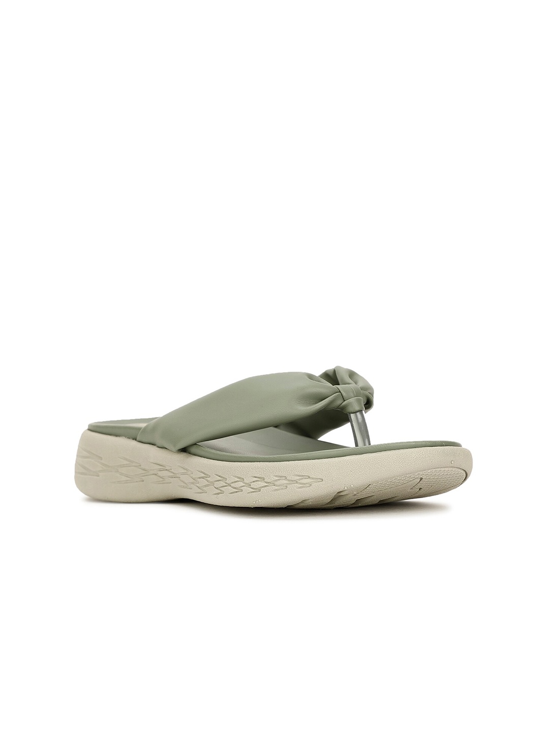 

Bata Rogelio Open Toe Flats, Green