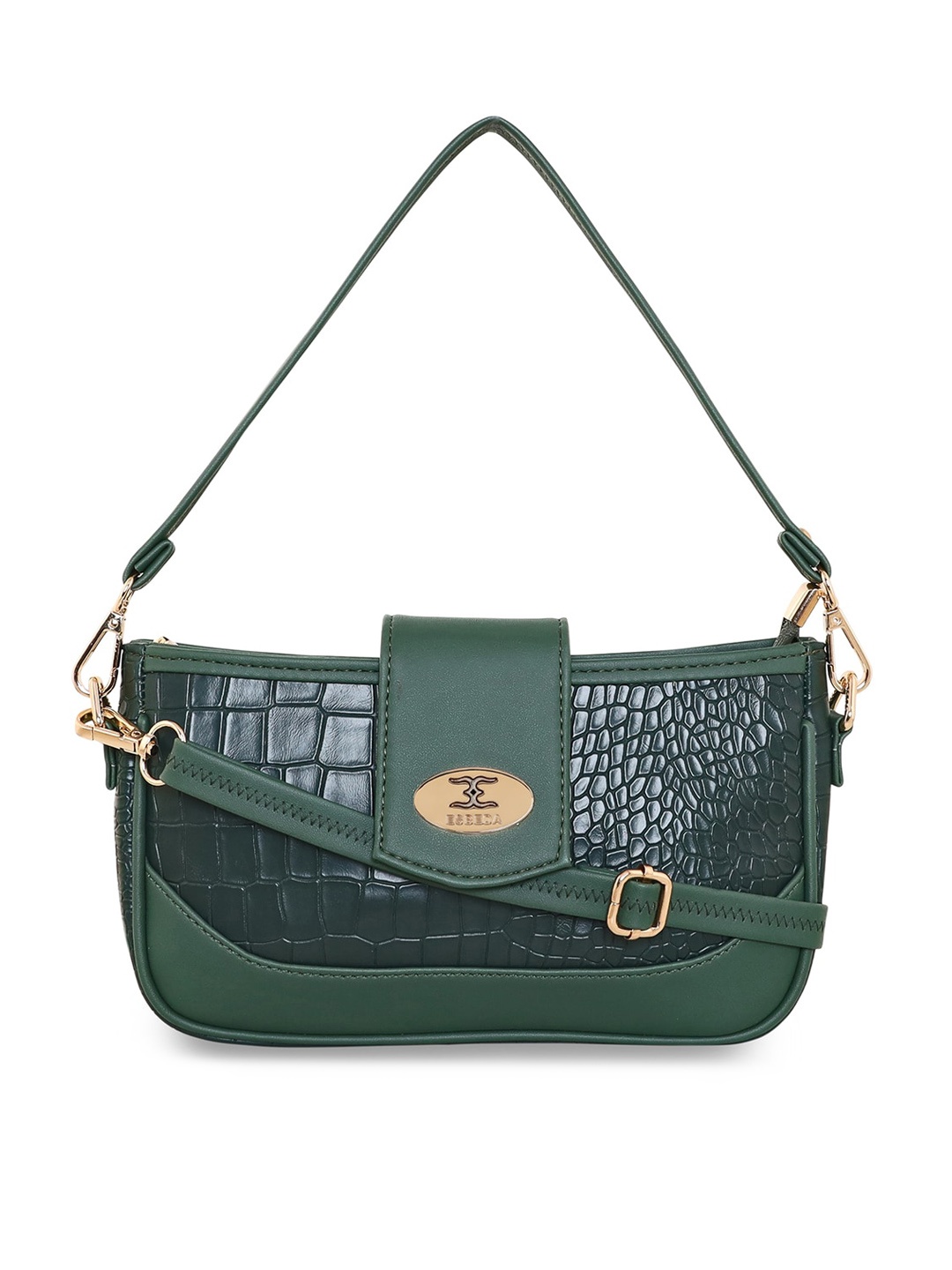 

ESBEDA Women Textured Handheld Bag, Green