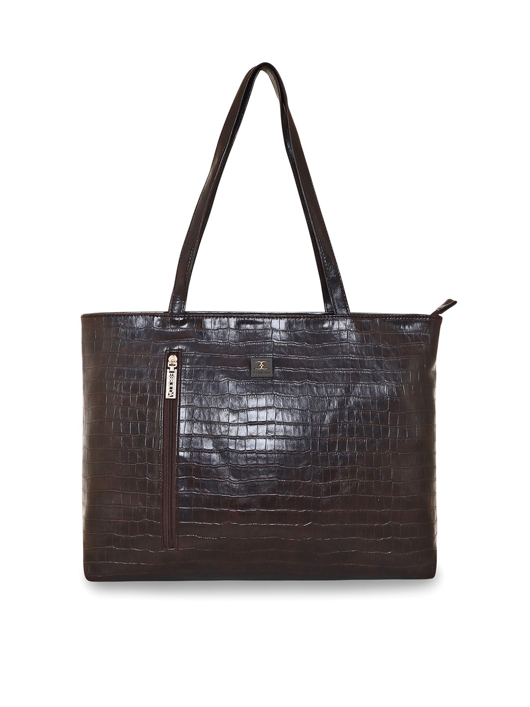 

ESBEDA Women Textured Shoulder Bag, Brown