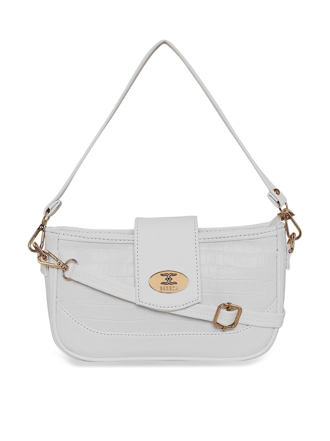 

ESBEDA PU Structured Shoulder Bag, White