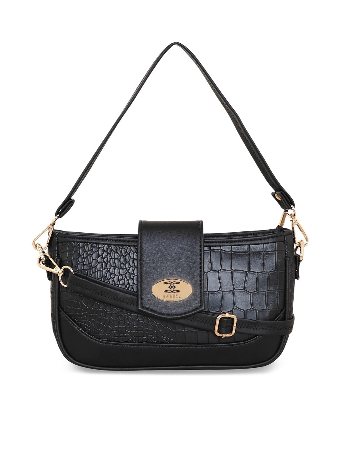 

ESBEDA Textured Structured Sling Bag, Black