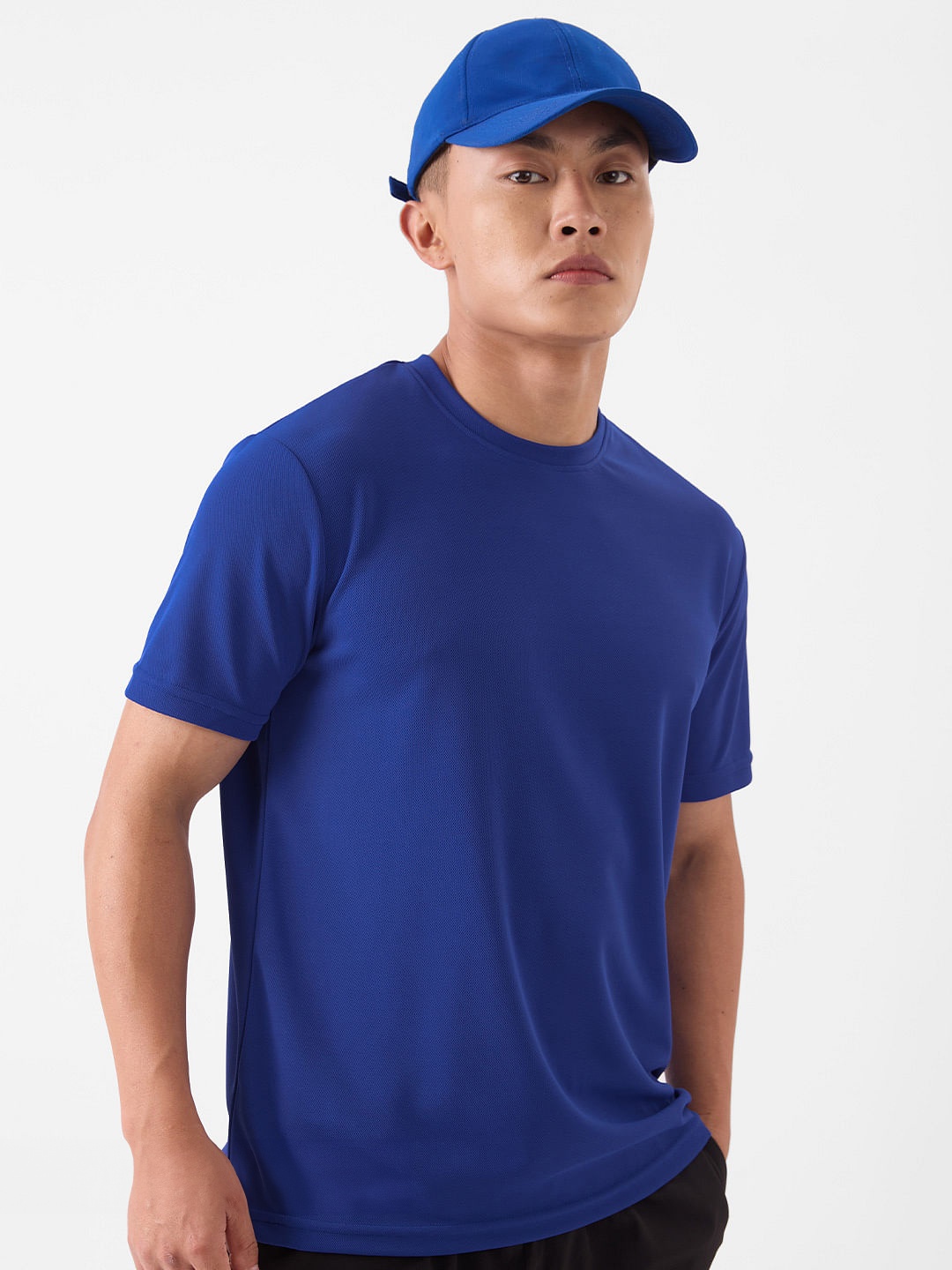 

The Souled Store Blue Running Sports T-shirt