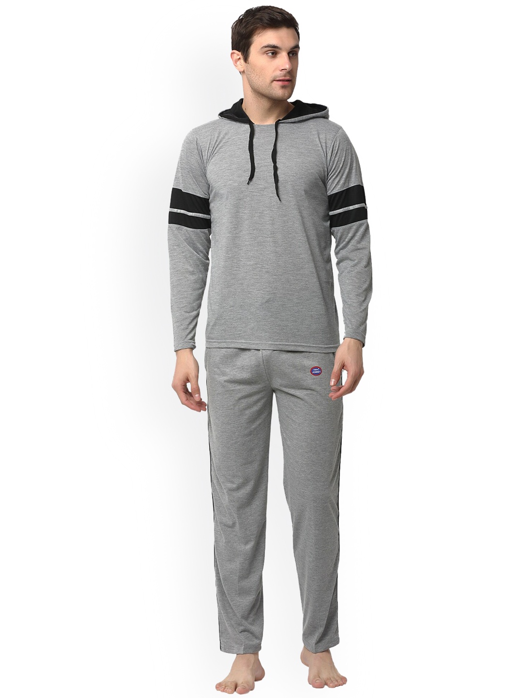 

VIMAL JONNEY Hooded Night Suit, Grey