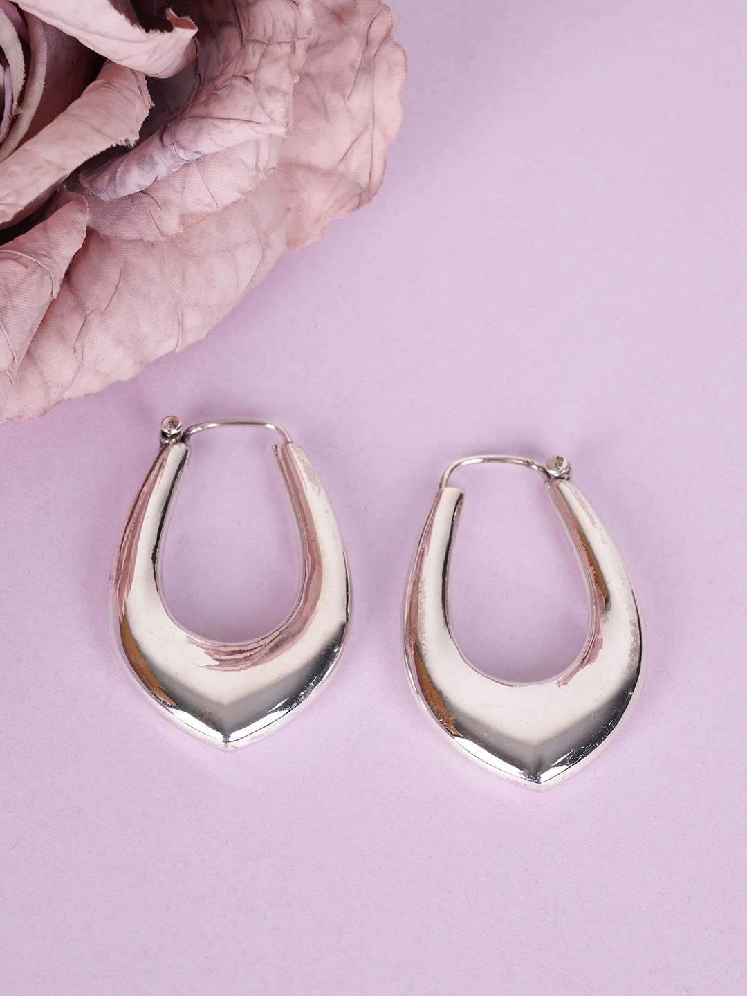 

Shyle 925 Sterling Silver Classic Hoop Earrings