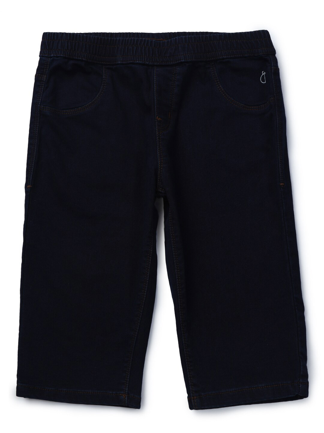 

Gini and Jony Girls Mid-Rise Denim Capris, Black