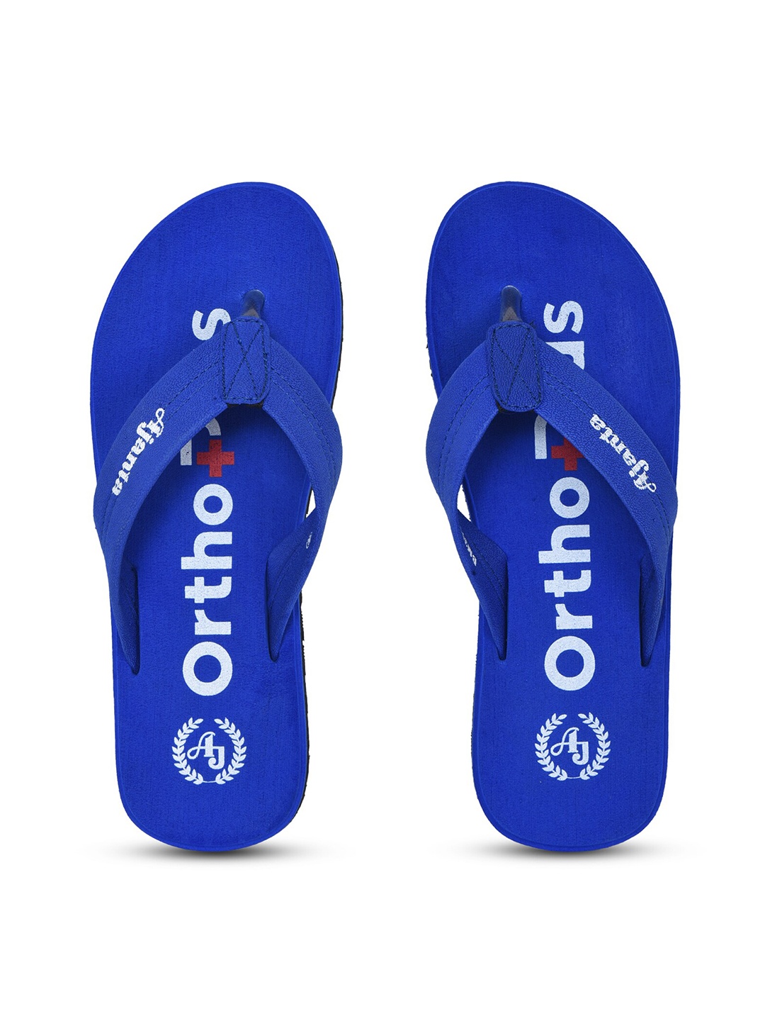 

Ajanta Men Printed Lightweight Fabric Thong Flip-Flops, Blue