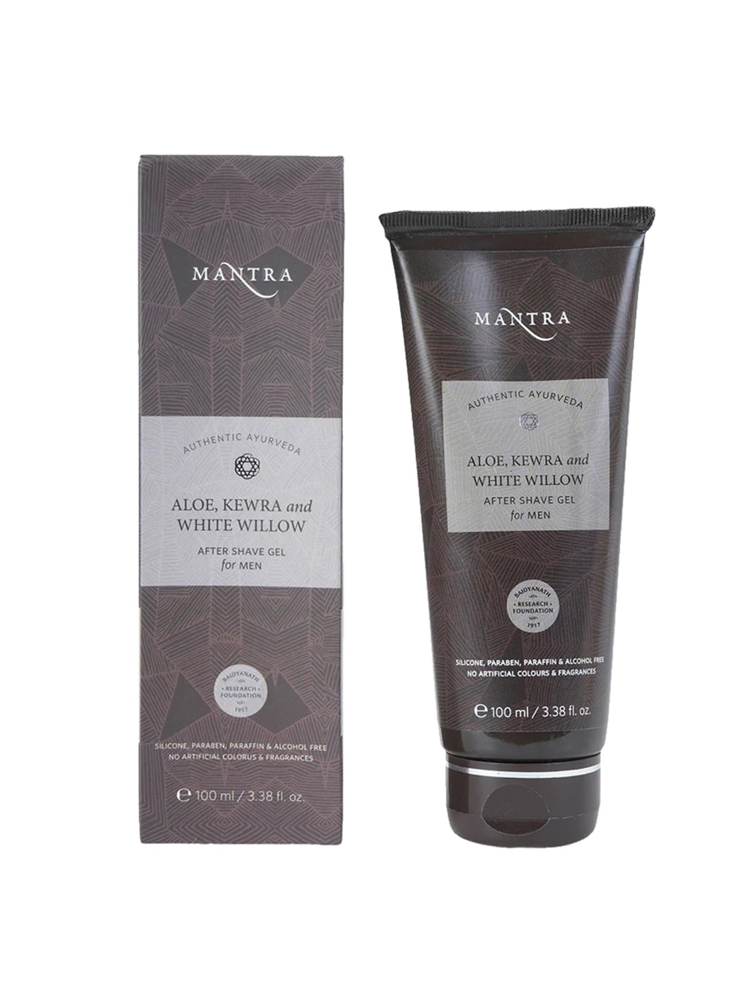 

Mantra Herbal Men Aloe Kewra & White Willow After Shave Gel - 100ml, Grey