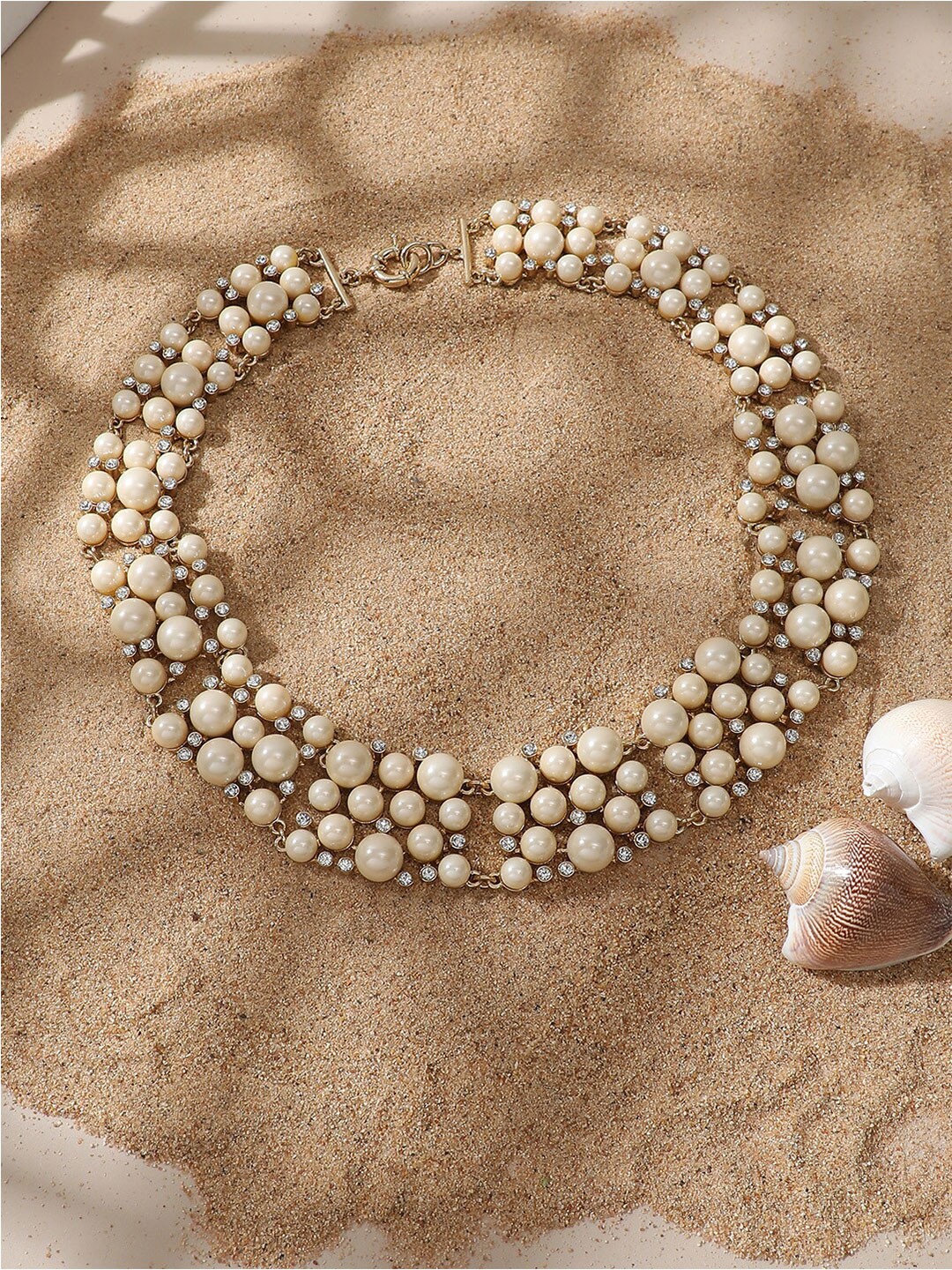 

SOHI Gold-Plated Statement Necklace