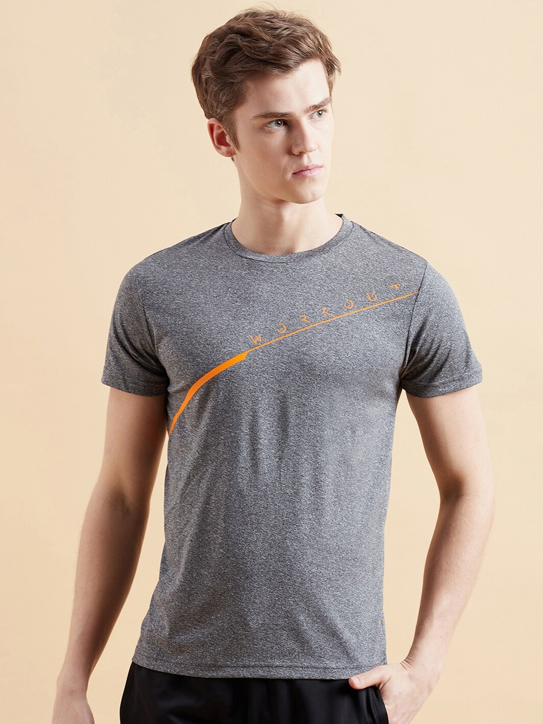 

Sweet Dreams Grey Typography Printed Dri-FIT T-shirt