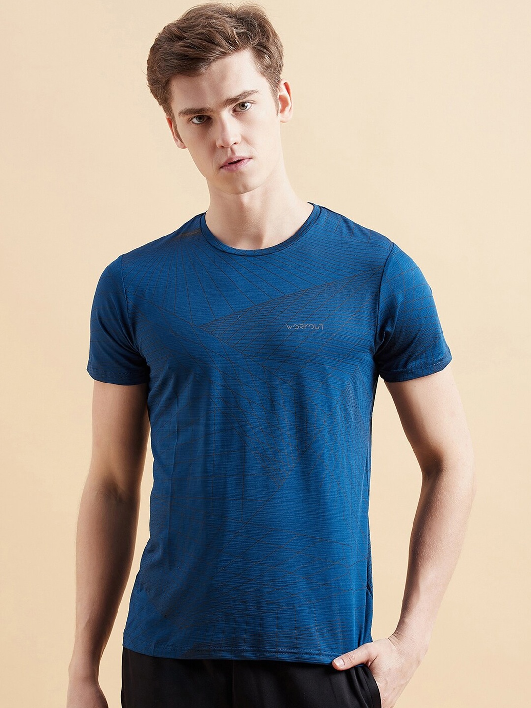 

Sweet Dreams Printed Round Neck Drt-Fit T-shirts, Teal