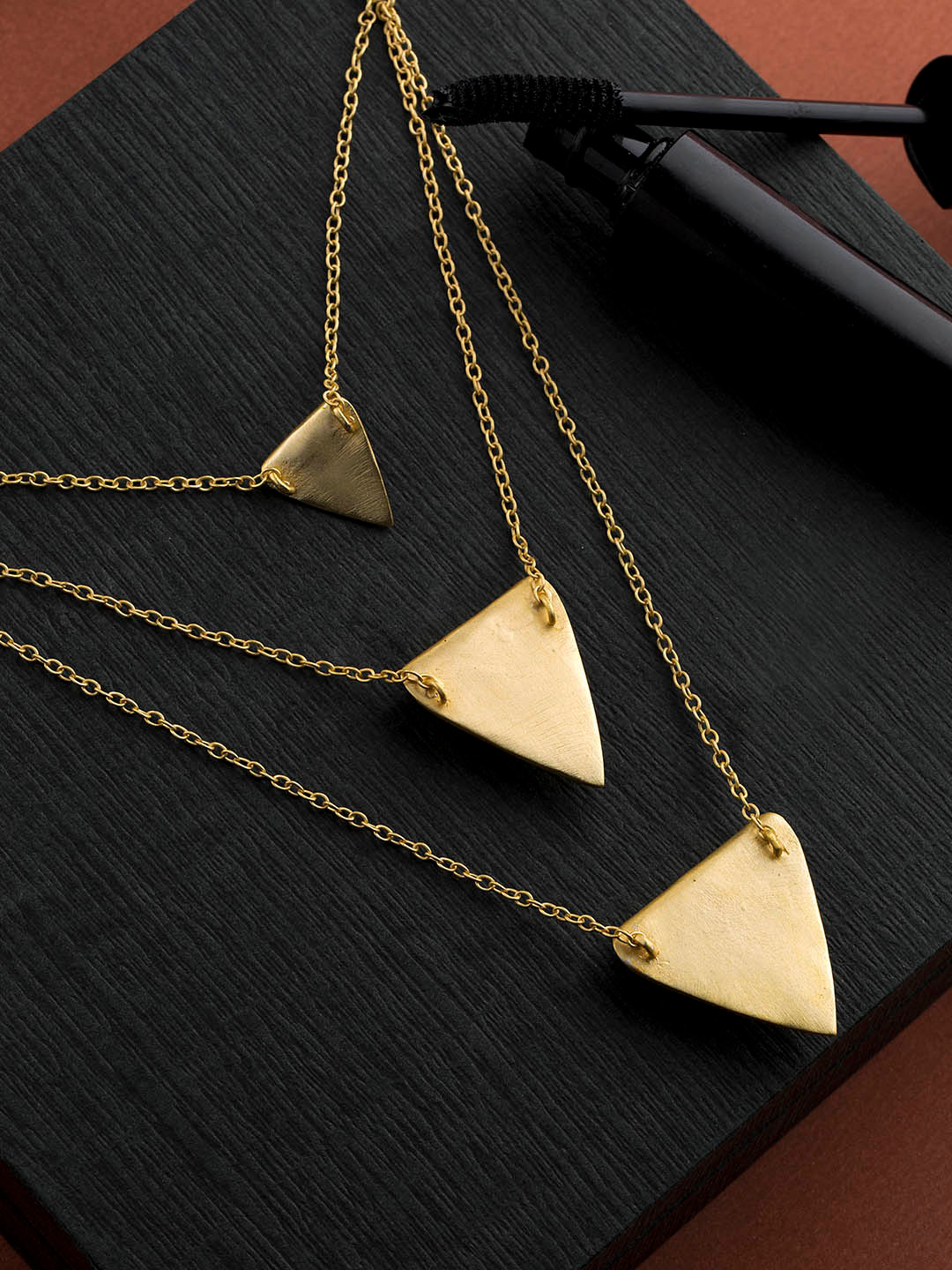 

Studio Voylla Art Skool Gold-Toned Brass Handcrafted Necklace