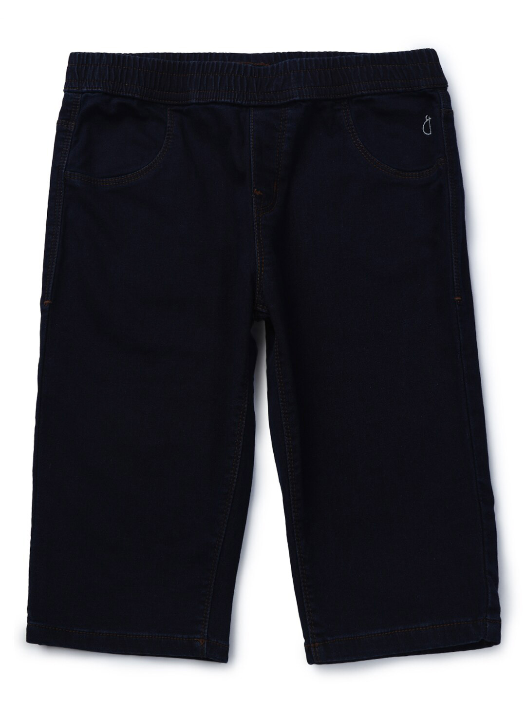 

Gini and Jony Girls Mid-Rise Denim Capris, Black