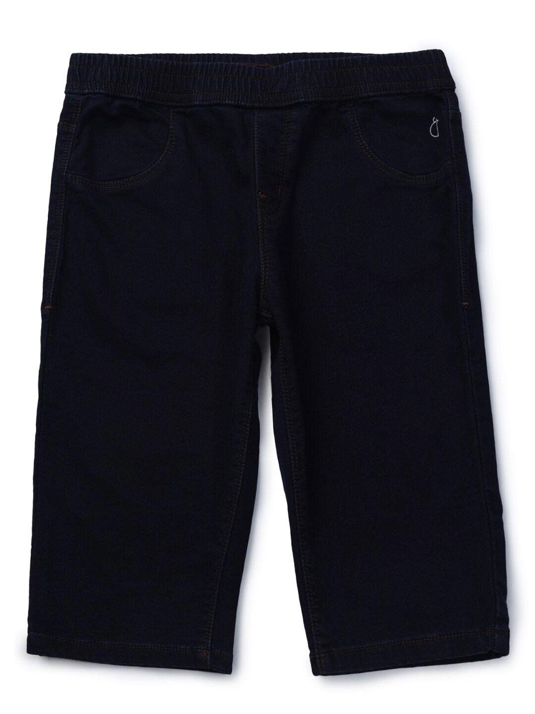 

Gini and Jony Girls Mid-Rise Denim Capris, Black